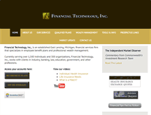 Tablet Screenshot of financialtec.com